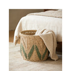 Storage Basket Woven Natural Fiber Handcrafted | Kelmera