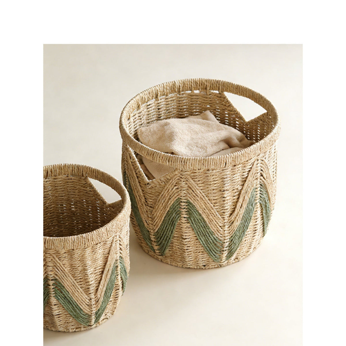 Storage Basket Woven Natural Fiber Handcrafted | Kelmera