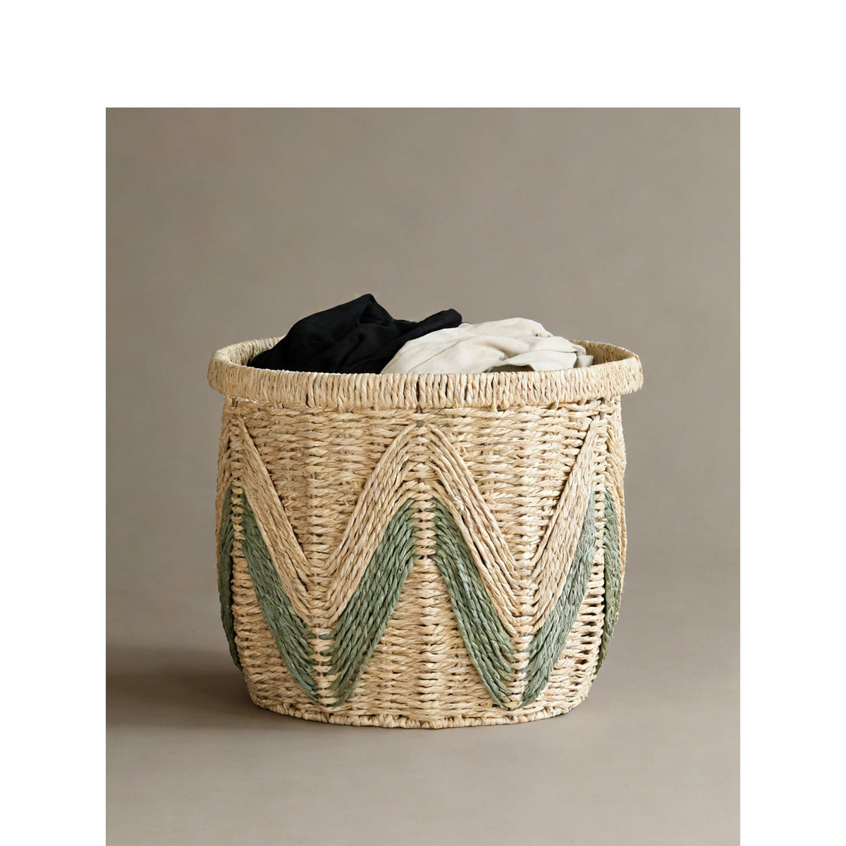 Storage Basket Woven Natural Fiber Handcrafted | Kelmera