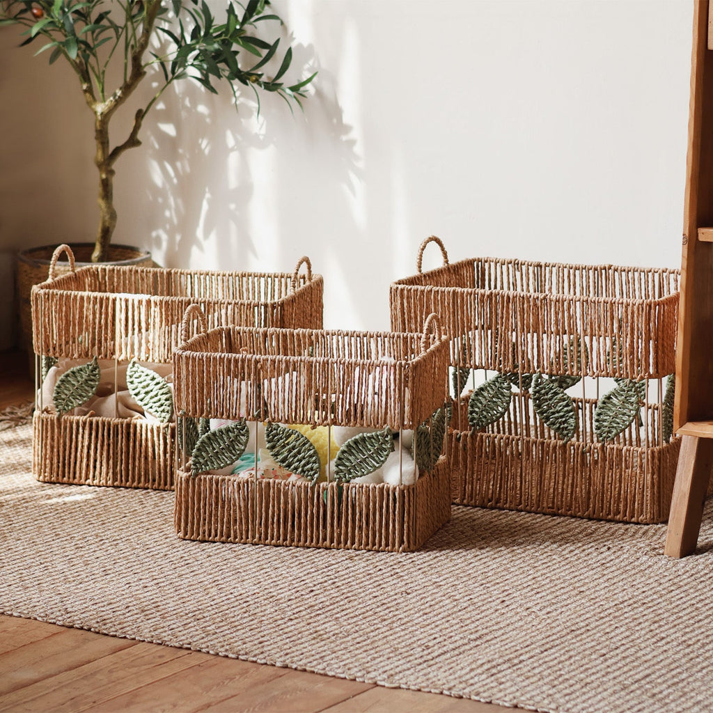 Storage Basket Woven Natural Fiber | Kelmera