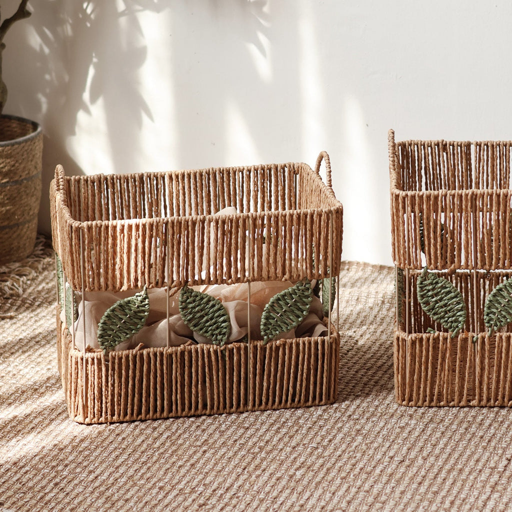 Storage Basket Woven Natural Fiber | Kelmera