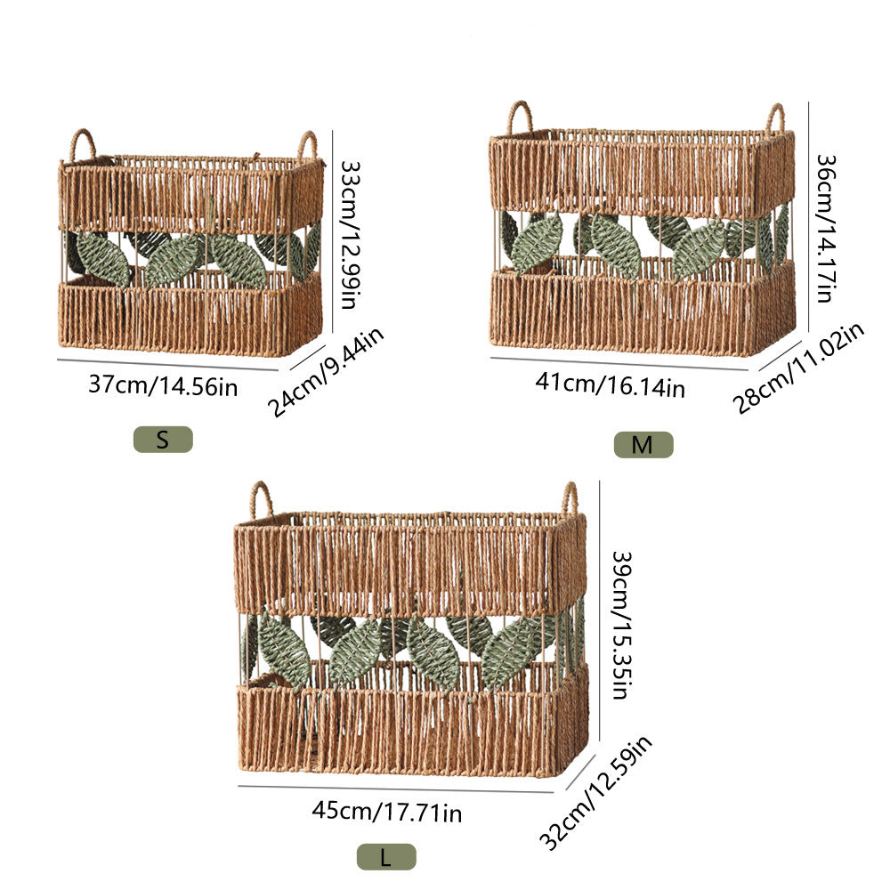 Storage Basket Woven Natural Fiber | Kelmera