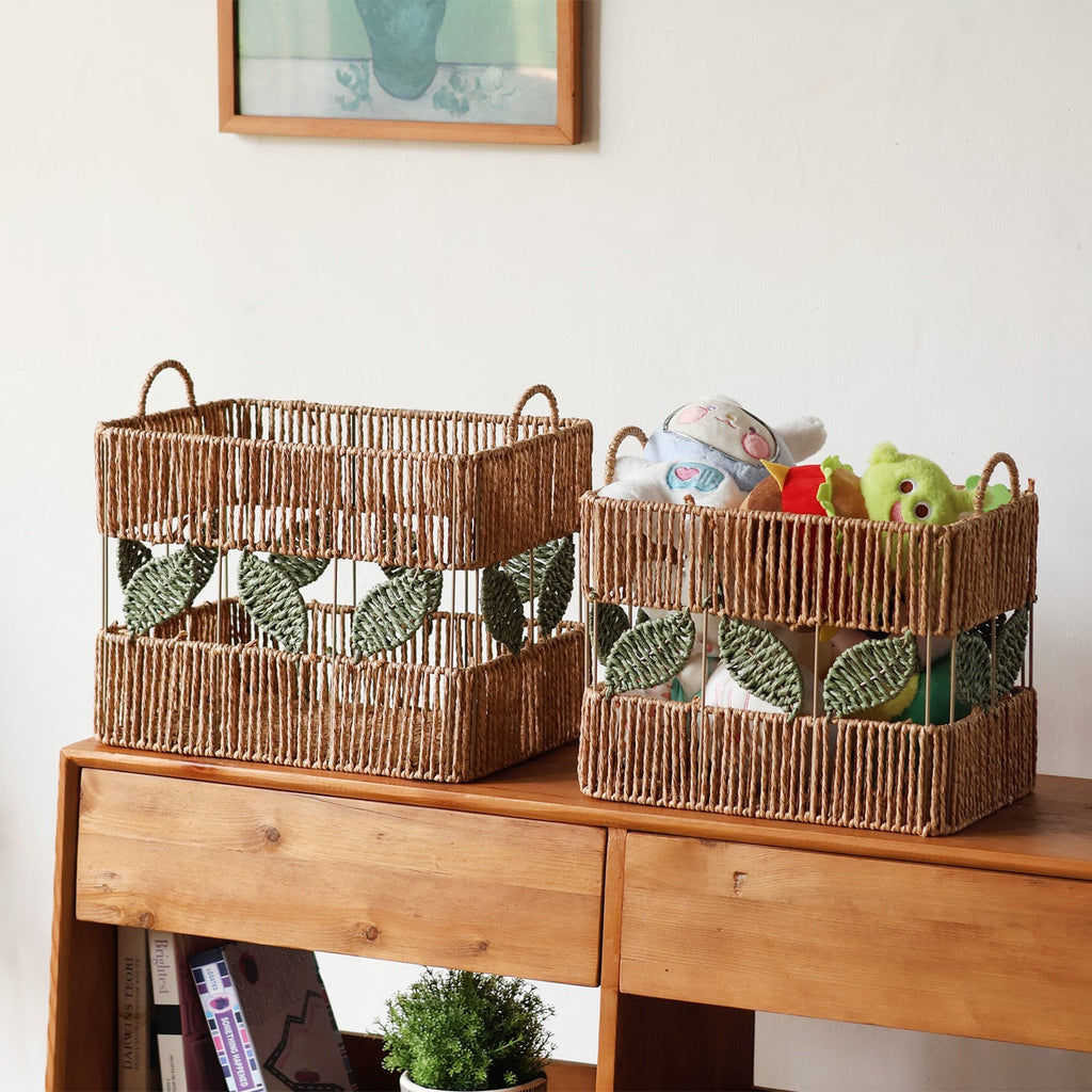 Storage Basket Woven Natural Fiber | Kelmera