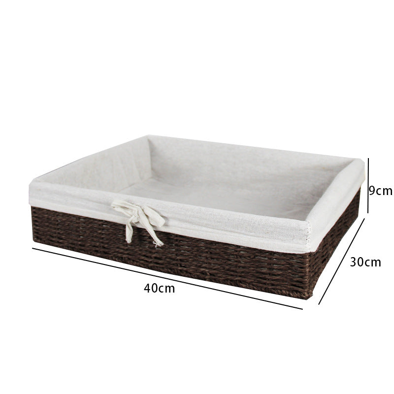 Storage Basket Woven Natural Fiber Soft Textile | Kelmera