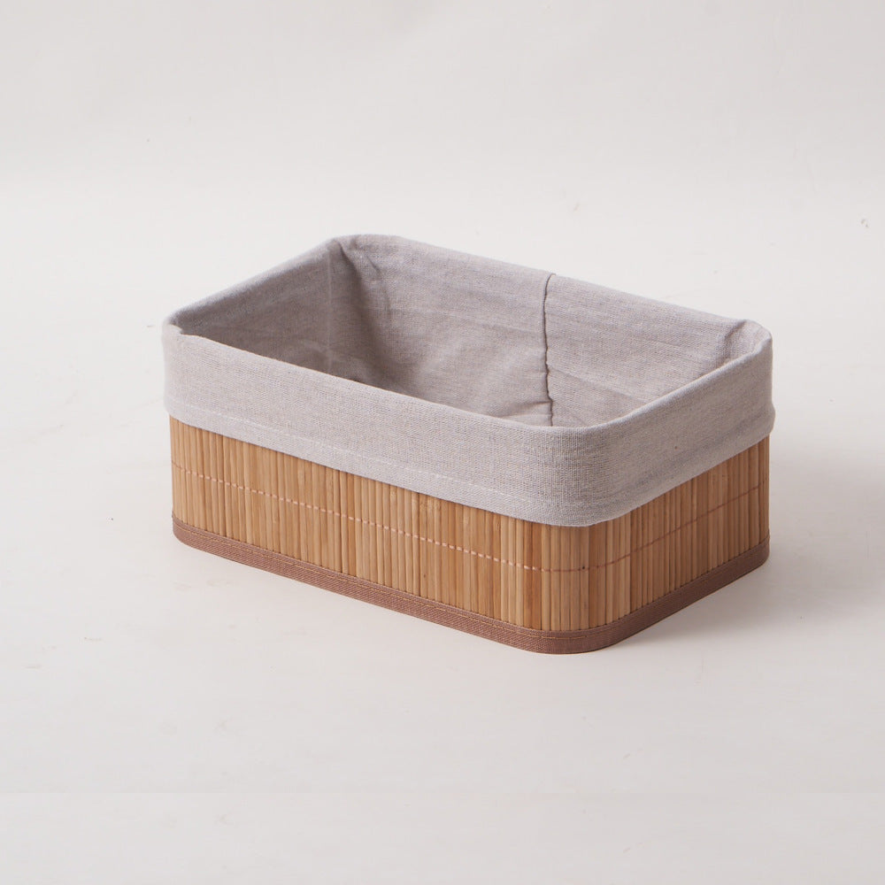 Storage Baskets with Decorative Fabric Insert | Kelmera
