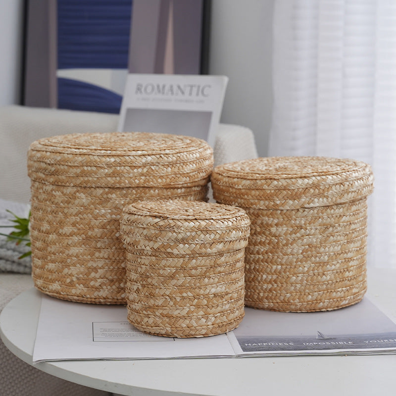 Storage Baskets Woven Natural Fiber Handcrafted | Kelmera