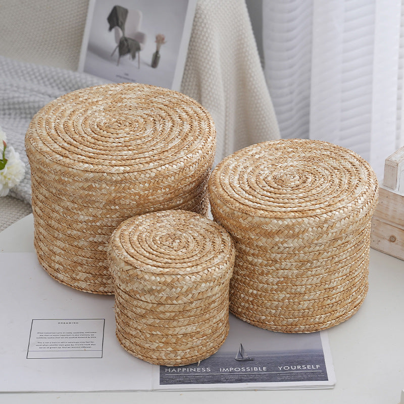 Storage Baskets Woven Natural Fiber Handcrafted | Kelmera