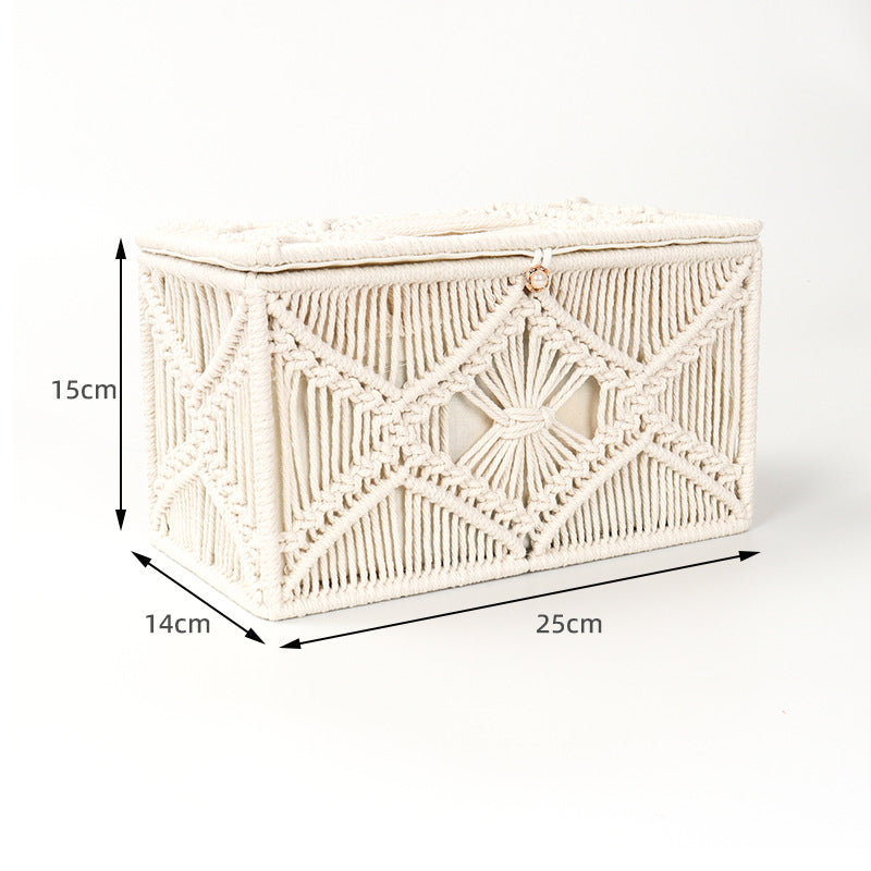 Storage Box Cotton Macrame | Kelmera
