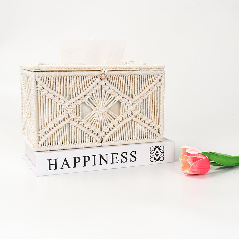 Storage Box Cotton Macrame | Kelmera