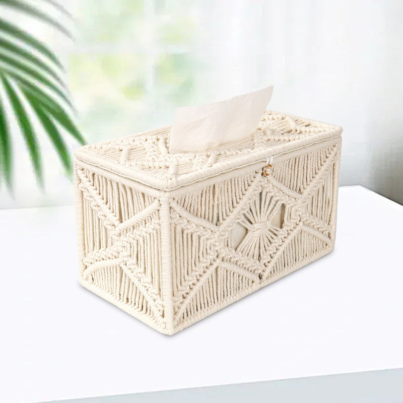 Storage Box Cotton Macrame | Kelmera