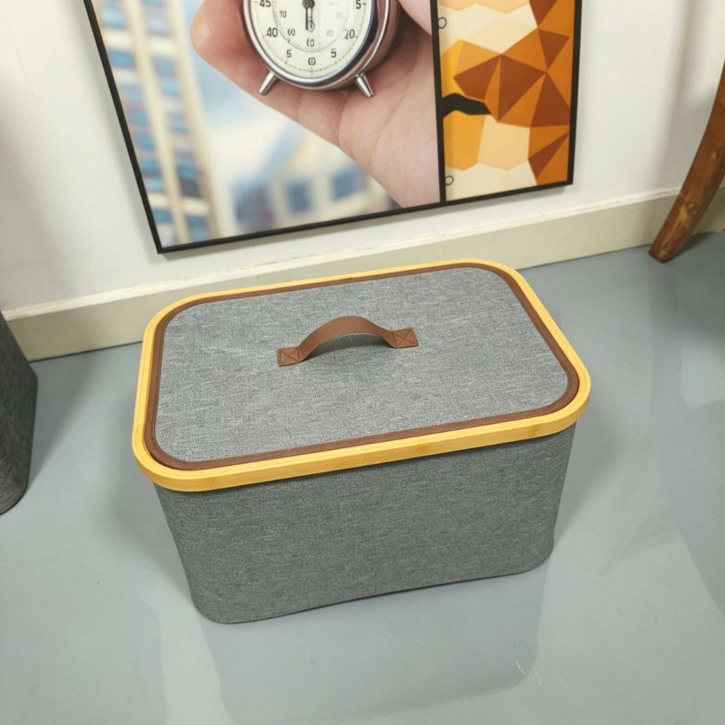 Storage Boxes with Elegant Bamboo Accents | Kelmera