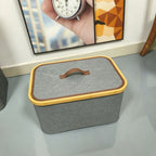 Storage Boxes with Elegant Bamboo Accents | Kelmera