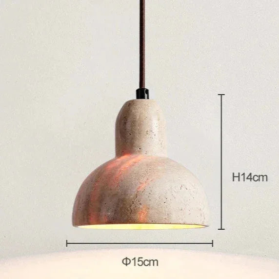 Stormdean Travertine Pendant Lamp