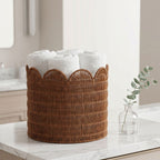 Straw Basket Soft Textile Handwoven | Kelmera
