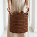 Straw Basket Soft Textile Handwoven | Kelmera