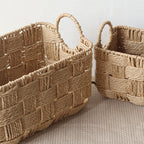 Structured Storage Basket made of Natural Material | Kelmera