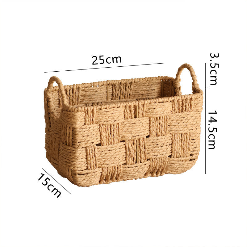 Structured Storage Basket made of Natural Material | Kelmera