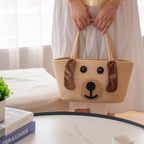 Stylish Carrying Basket with Colorful Handles | Kelmera