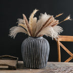 Stylish Ceramic Vase Black | Kelmera