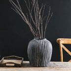 Stylish Ceramic Vase Black | Kelmera