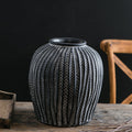 Stylish Ceramic Vase Black | Kelmera