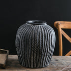 Stylish Ceramic Vase Black | Kelmera