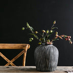 Stylish Ceramic Vase Black | Kelmera