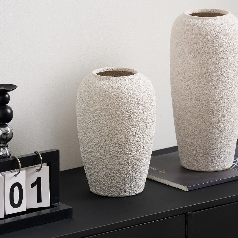 Stylish Ceramic Vase with Textured Design | Kelmera