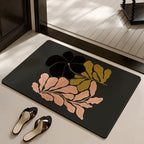 Stylish Floral-Themed Bathroom Mat | Kelmera