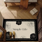Stylish Geometric Patterned Floor Mat | Kelmera