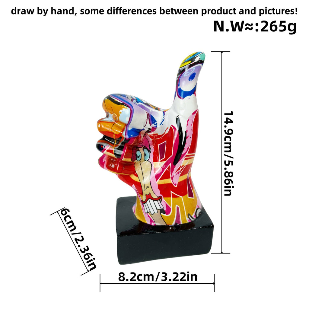 Stylish Hand Sculptures with Colorful Design | Kelmera
