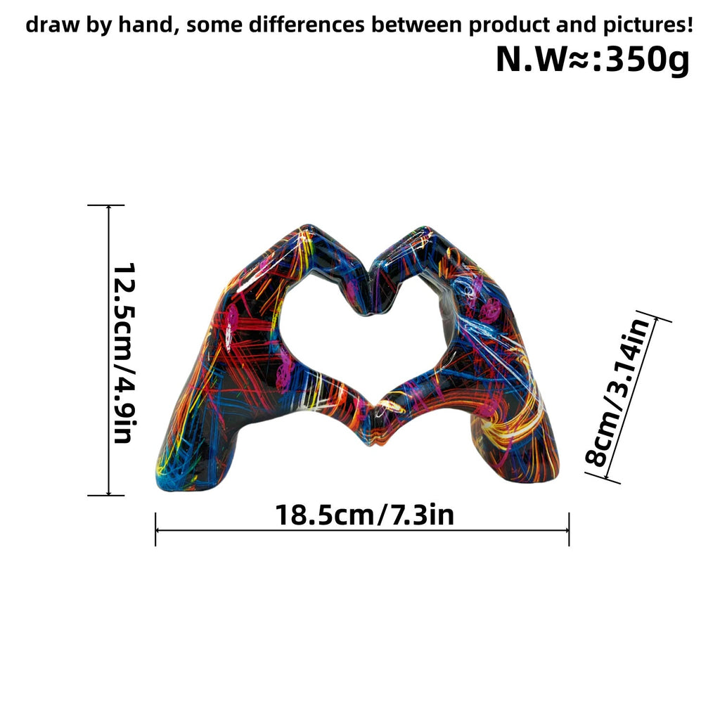 Stylish Hand Sculptures with Colorful Design | Kelmera
