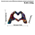 Stylish Hand Sculptures with Colorful Design | Kelmera