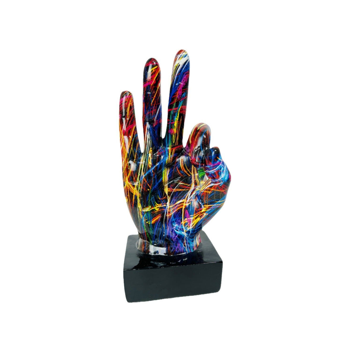 Stylish Hand Sculptures with Colorful Design | Kelmera