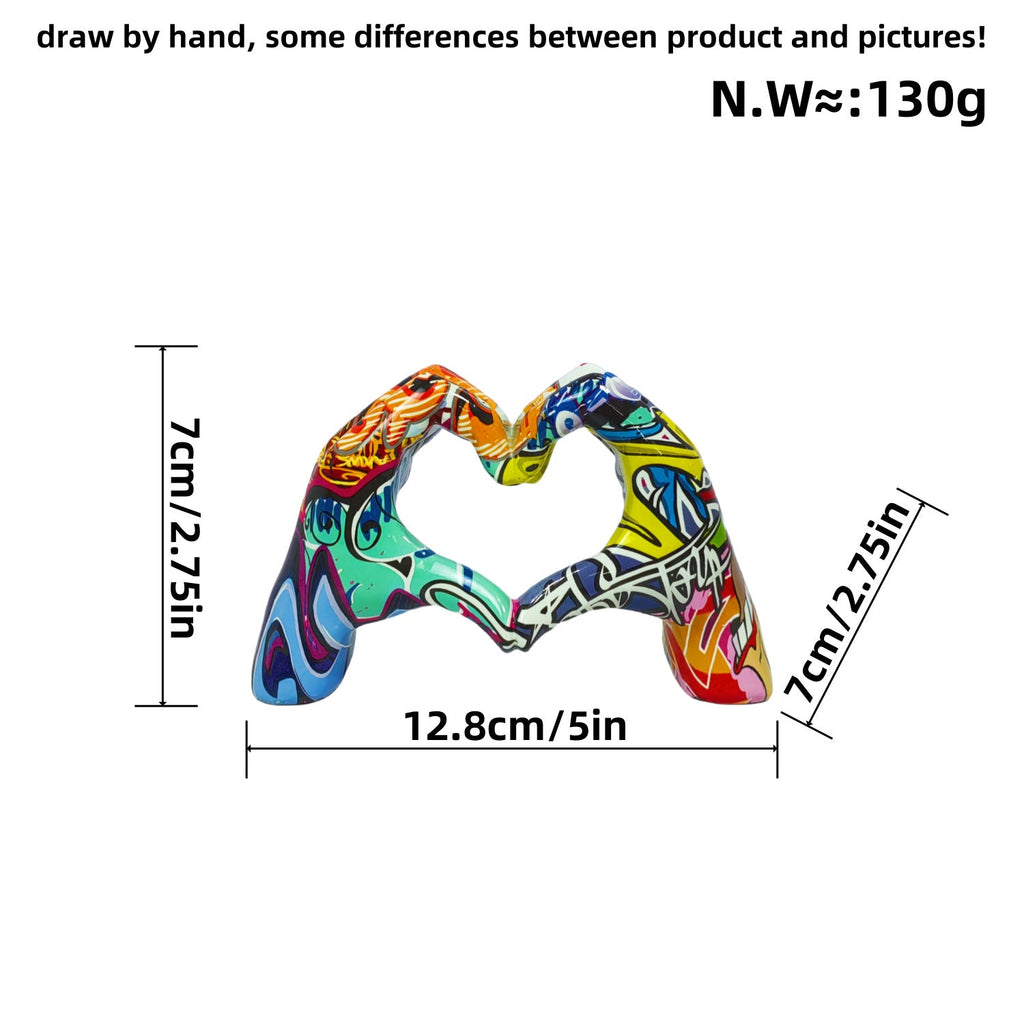 Stylish Hand Sculptures with Colorful Design | Kelmera