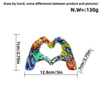 Stylish Hand Sculptures with Colorful Design | Kelmera