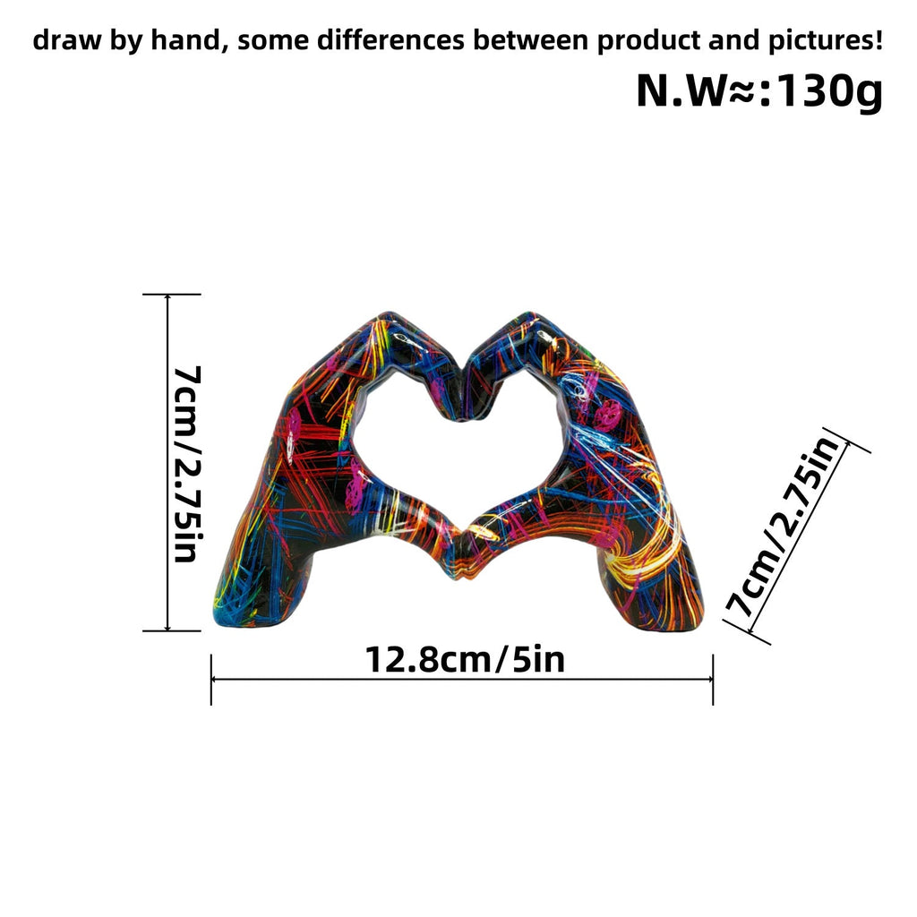 Stylish Hand Sculptures with Colorful Design | Kelmera