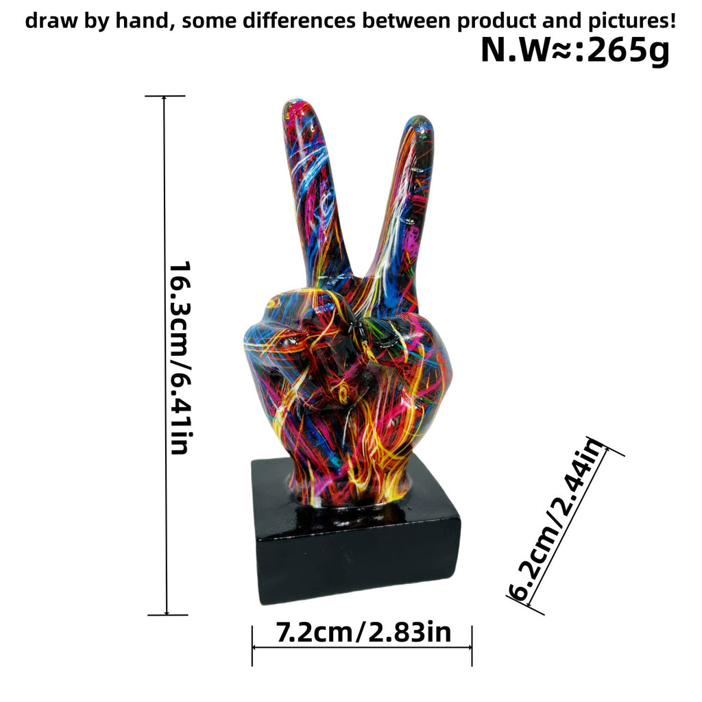 Stylish Hand Sculptures with Colorful Design | Kelmera