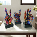 Stylish Hand Sculptures with Colorful Design | Kelmera