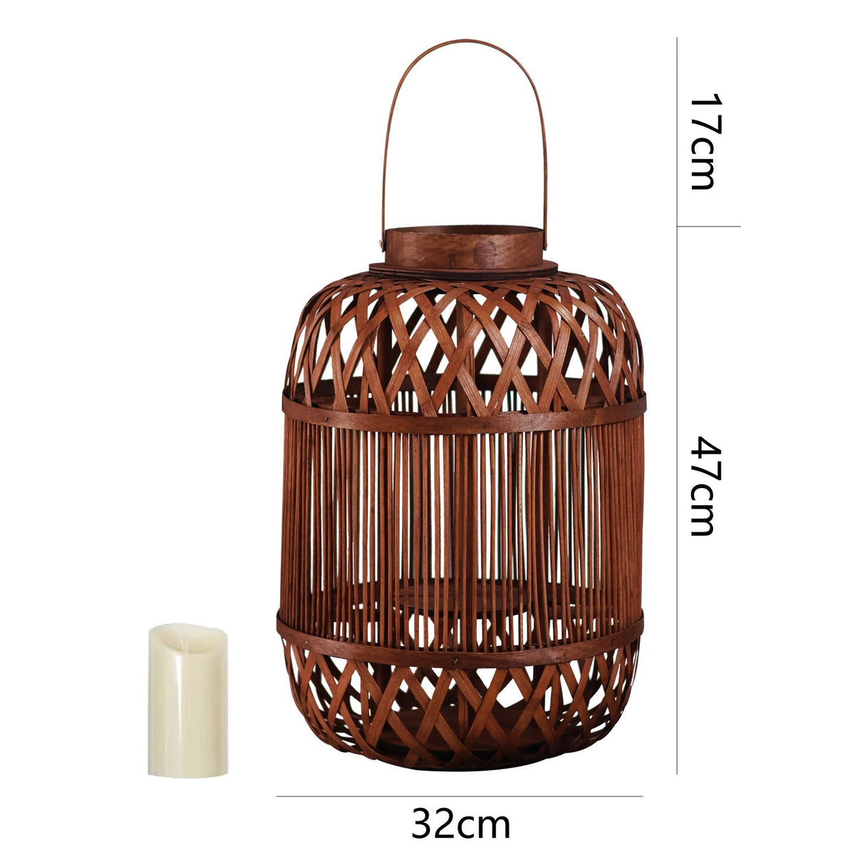 Stylish Handcrafted Rattan Lantern | Kelmera