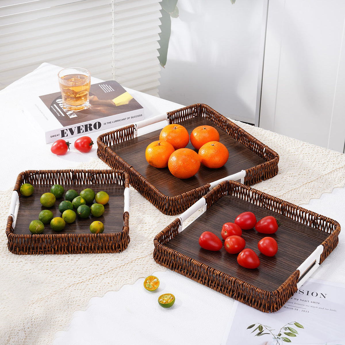 Stylish Handwoven Serving Tray | Kelmera