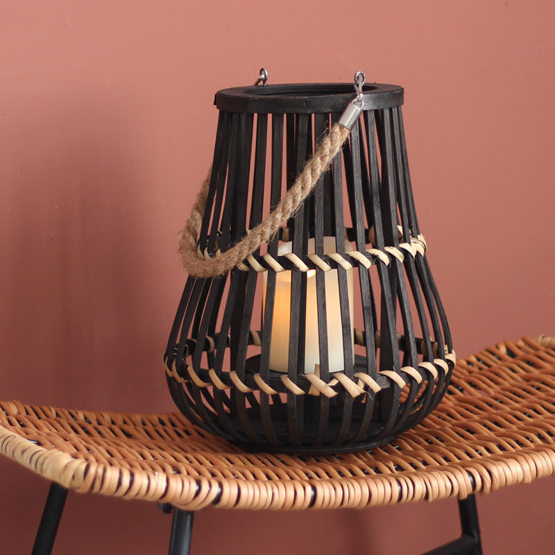 Stylish Lantern with Hemp Handle | Kelmera