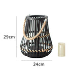 Stylish Lantern with Hemp Handle | Kelmera