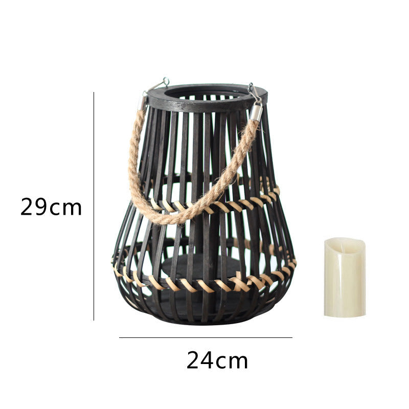 Stylish Lantern with Hemp Handle | Kelmera