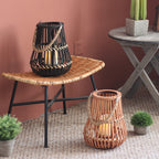 Stylish Lantern with Hemp Handle | Kelmera