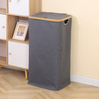 Stylish Laundry Basket with Wooden Lid | Kelmera