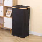 Stylish Laundry Basket with Wooden Lid | Kelmera