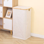 Stylish Laundry Basket with Wooden Lid | Kelmera