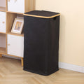 Stylish Laundry Basket with Wooden Lid | Kelmera