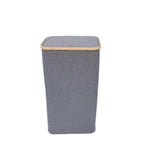 Stylish Laundry Basket with Wooden Lid | Kelmera